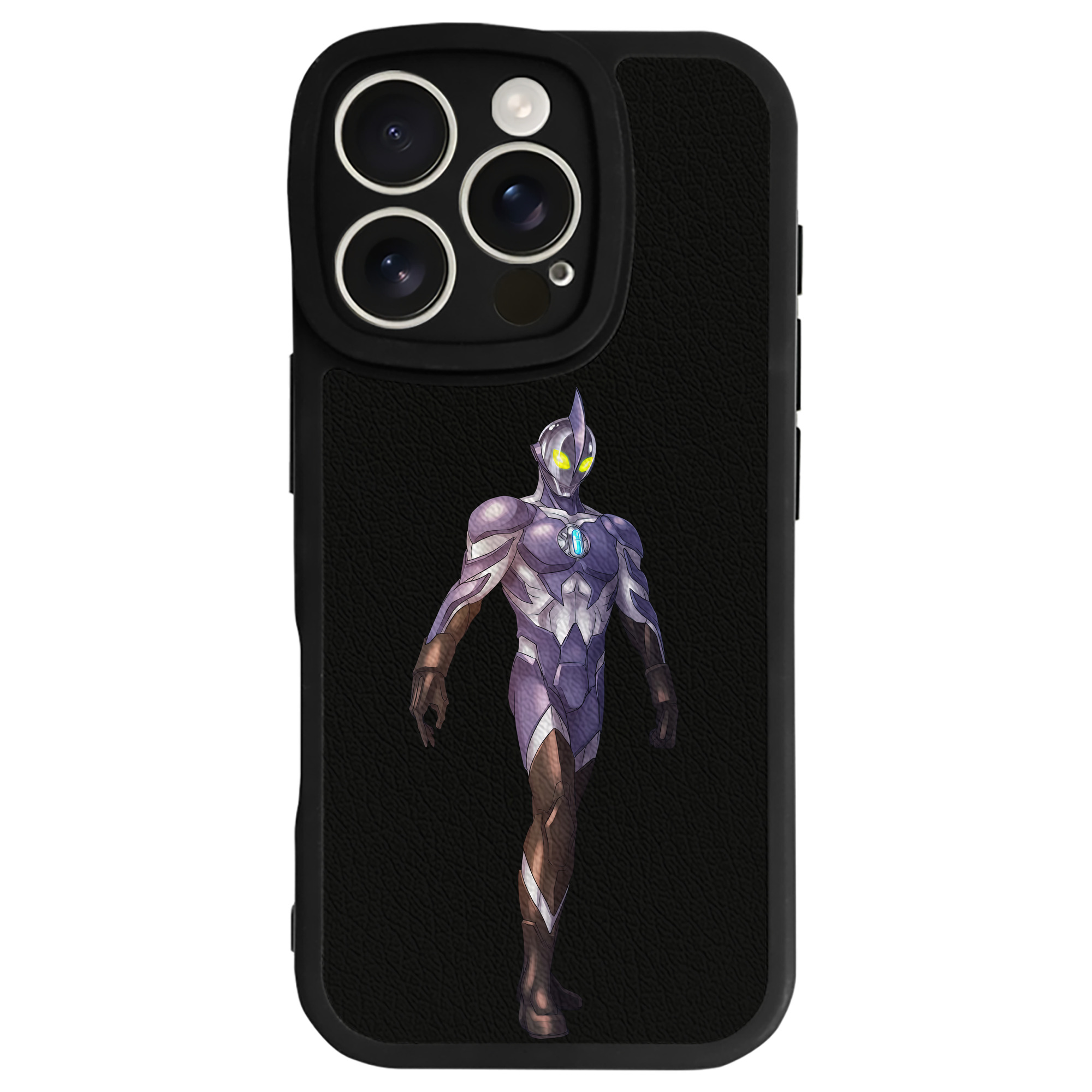 （画像用） ウルトラマン Ultraman 【iPhone 16シリーズ対応】シリコンスマホケース（レザー調） 材質：シリコン